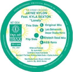 Jaymz Nylon - Lonely - Nylon Trax