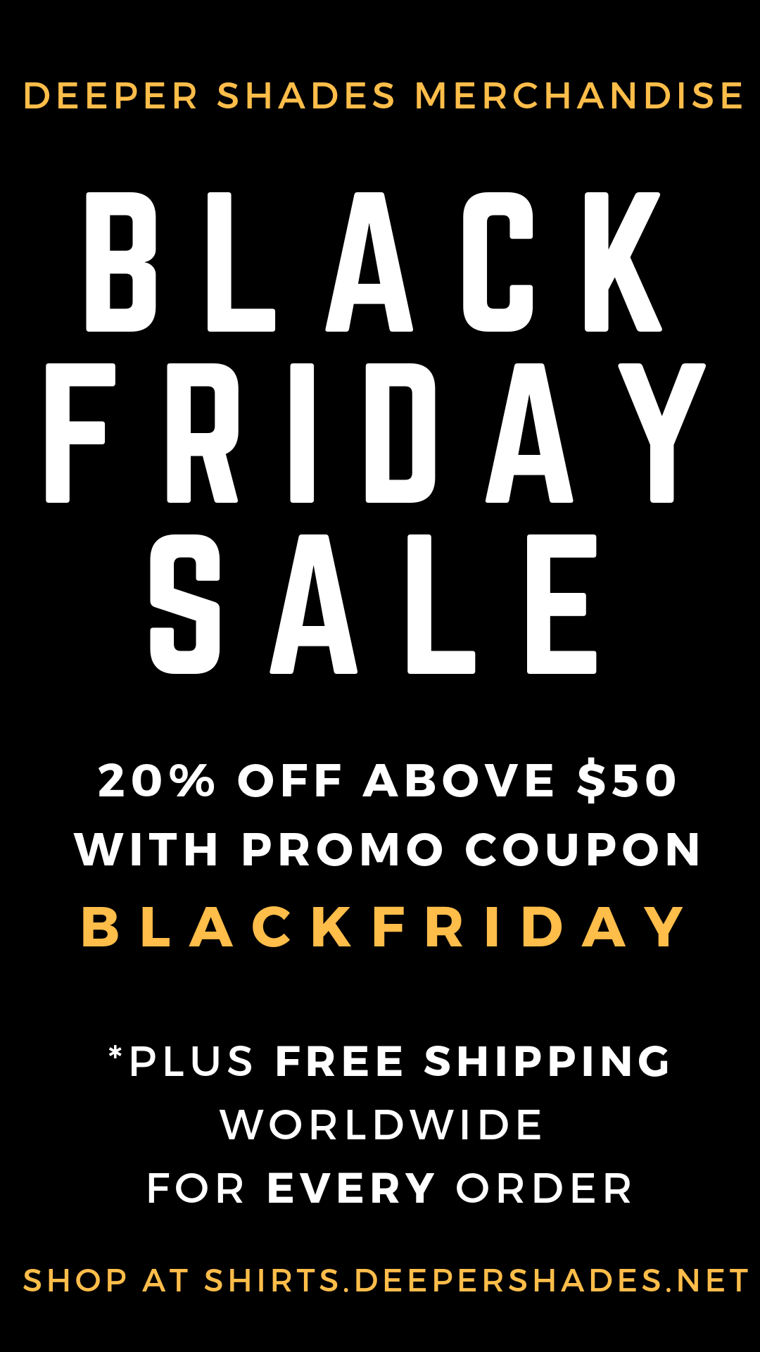 DSOH Merchandise Black Friday SPECIAL 
