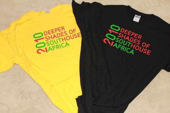 Deeper Shades T-Shirts South Africa 2010 Deeper Shades T-Shirts South Africa 2010
