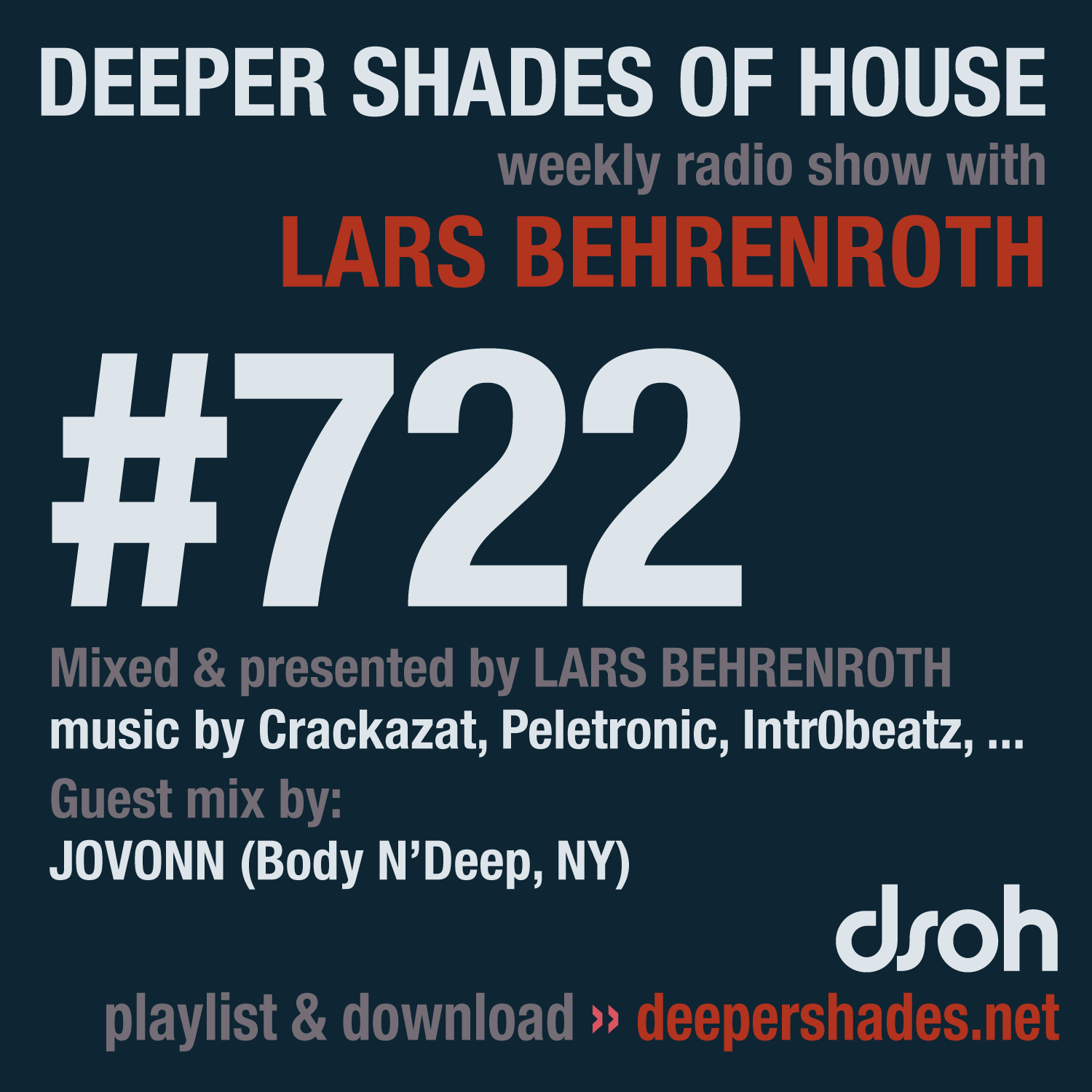 Deep House Radio Show Deeper Shades Of House 722