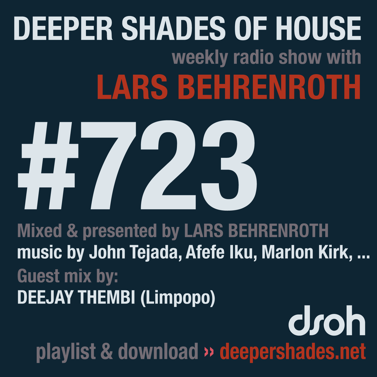 Deep House Radio Show Deeper Shades Of House 723