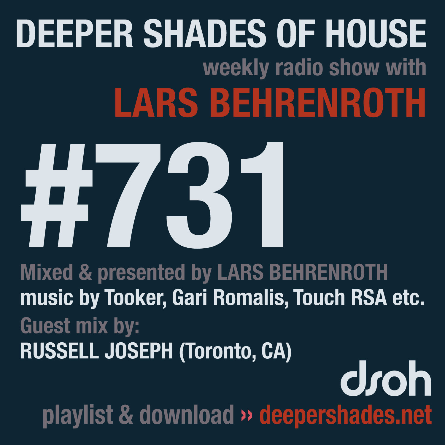 Deep House Radio Show Deeper Shades Of House 731