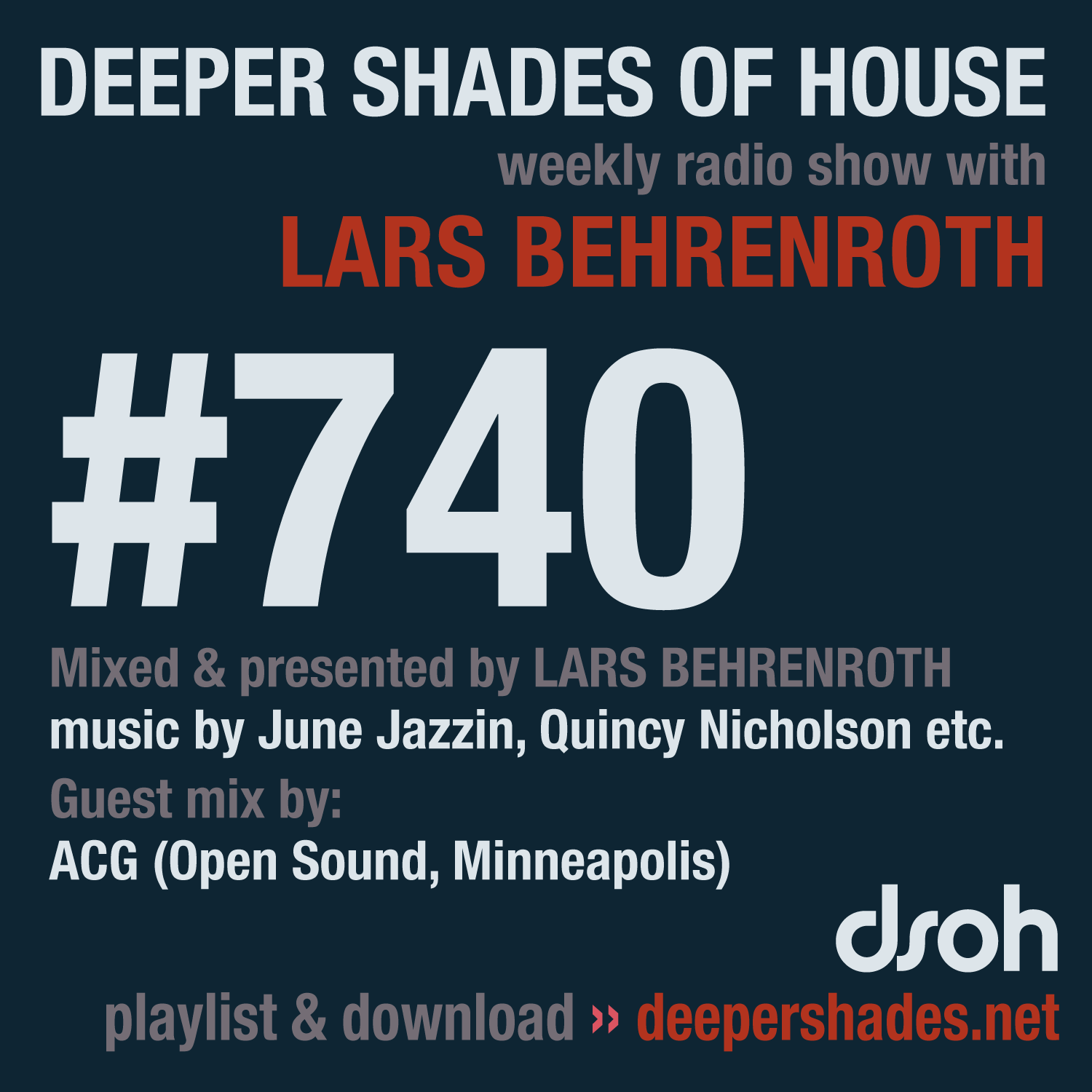 Deep House Radio Show Deeper Shades Of House 740