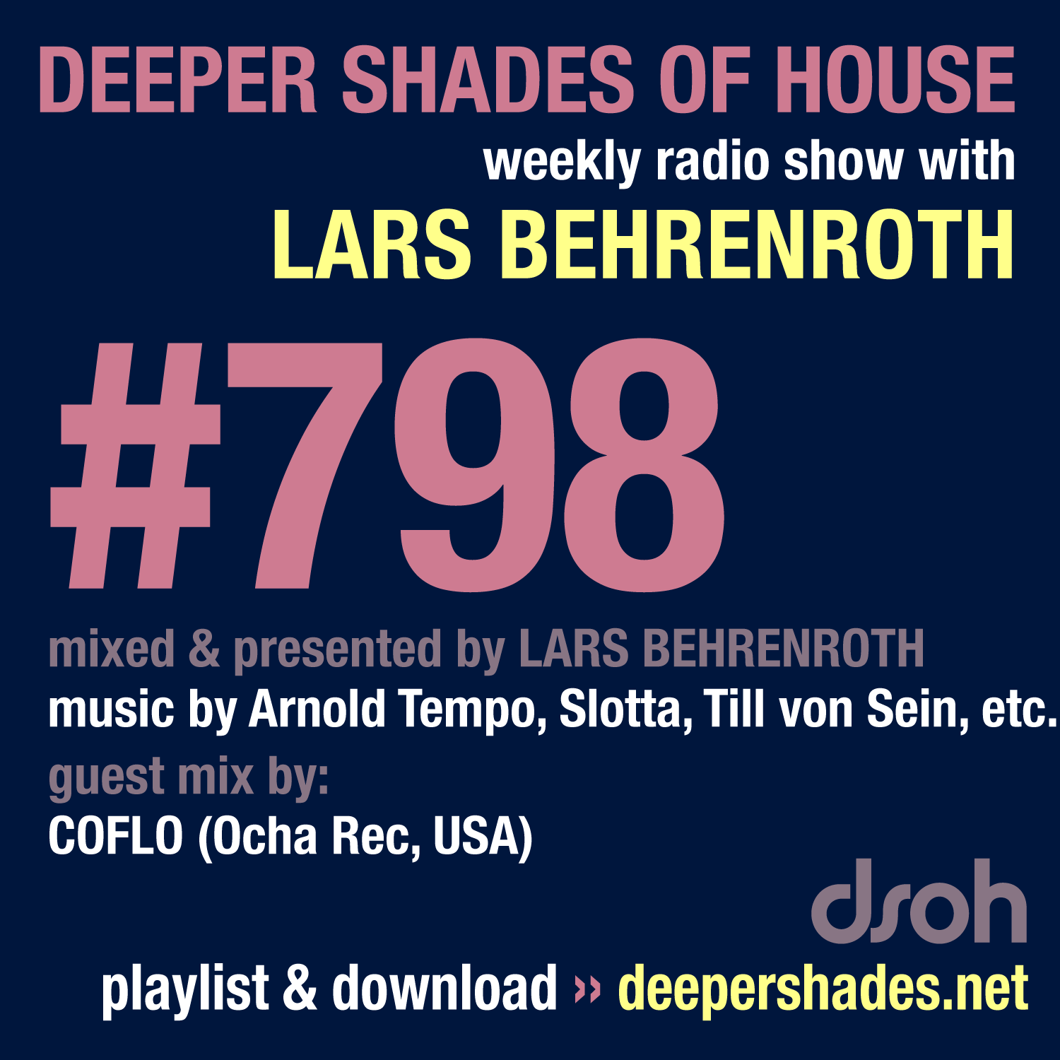 Deep House Radio Show Deeper Shades Of House 798