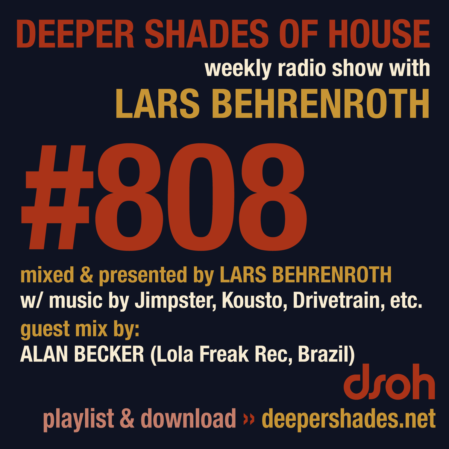 Deep House Radio Show Deeper Shades Of House 808