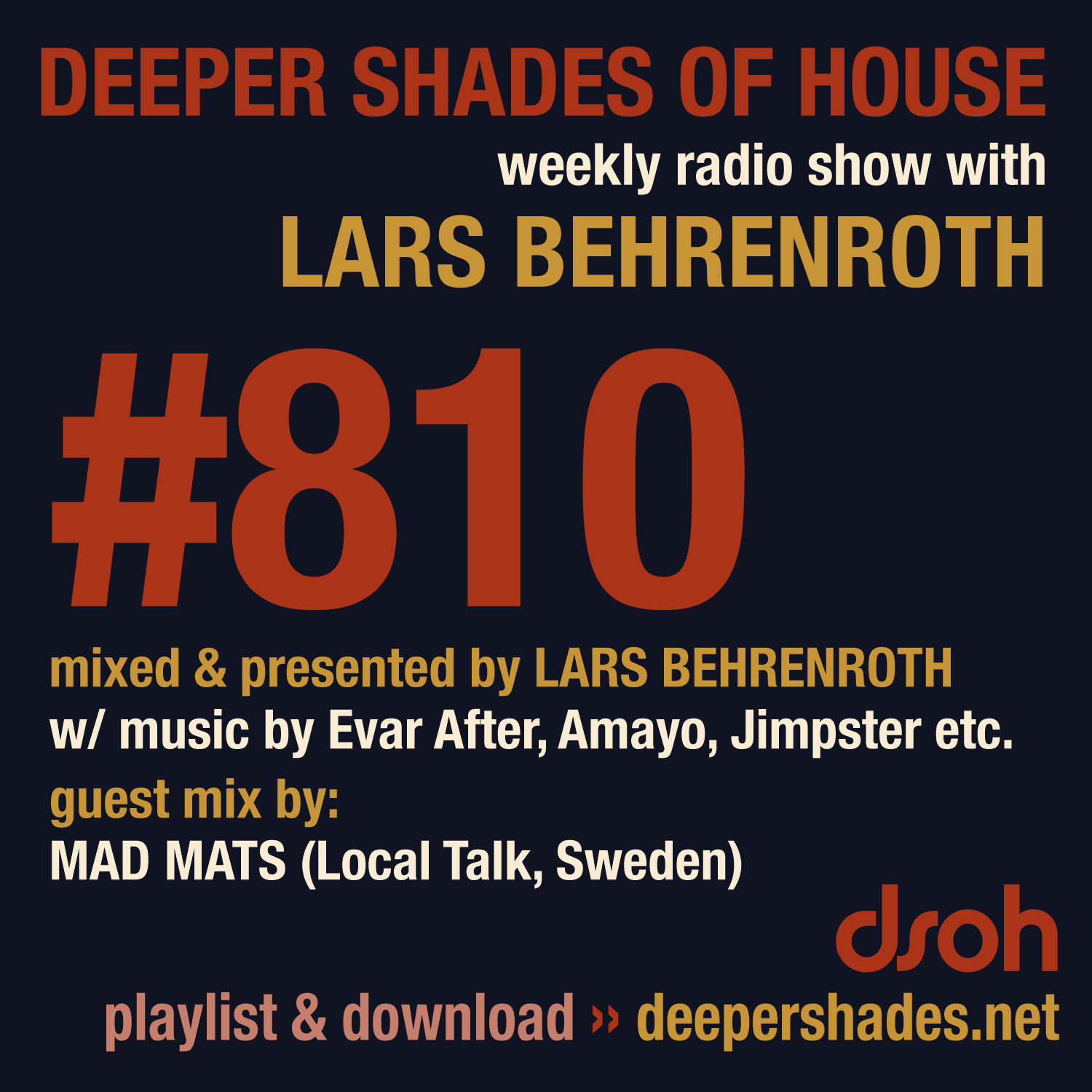 Deep House Radio Show Deeper Shades Of House 810