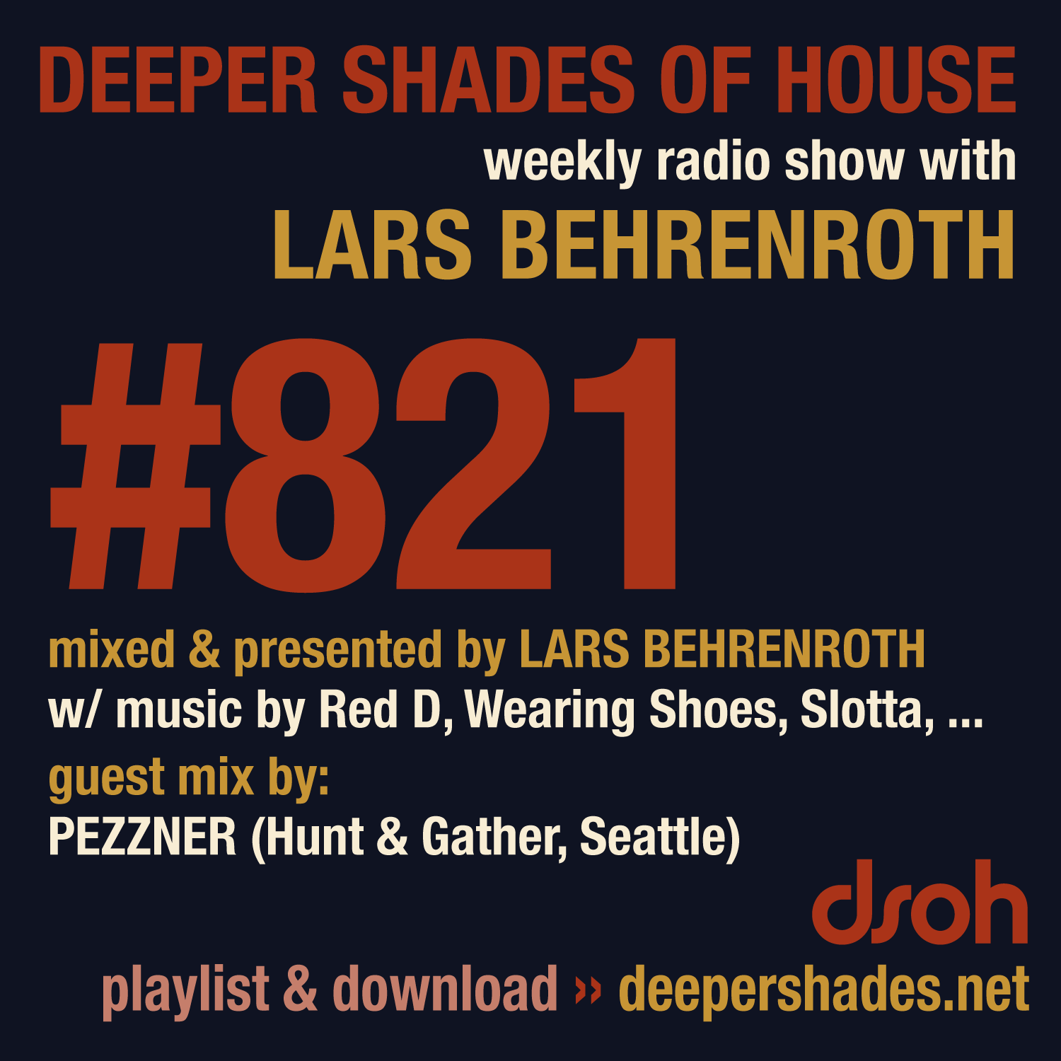 Deep House Radio Show Deeper Shades Of House 821