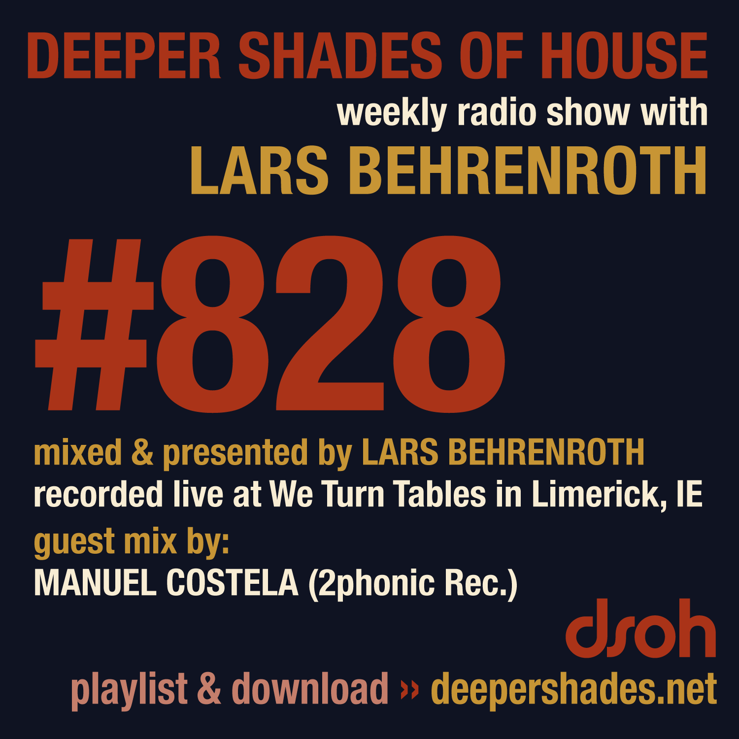 Deep House Radio Show Deeper Shades Of House 828