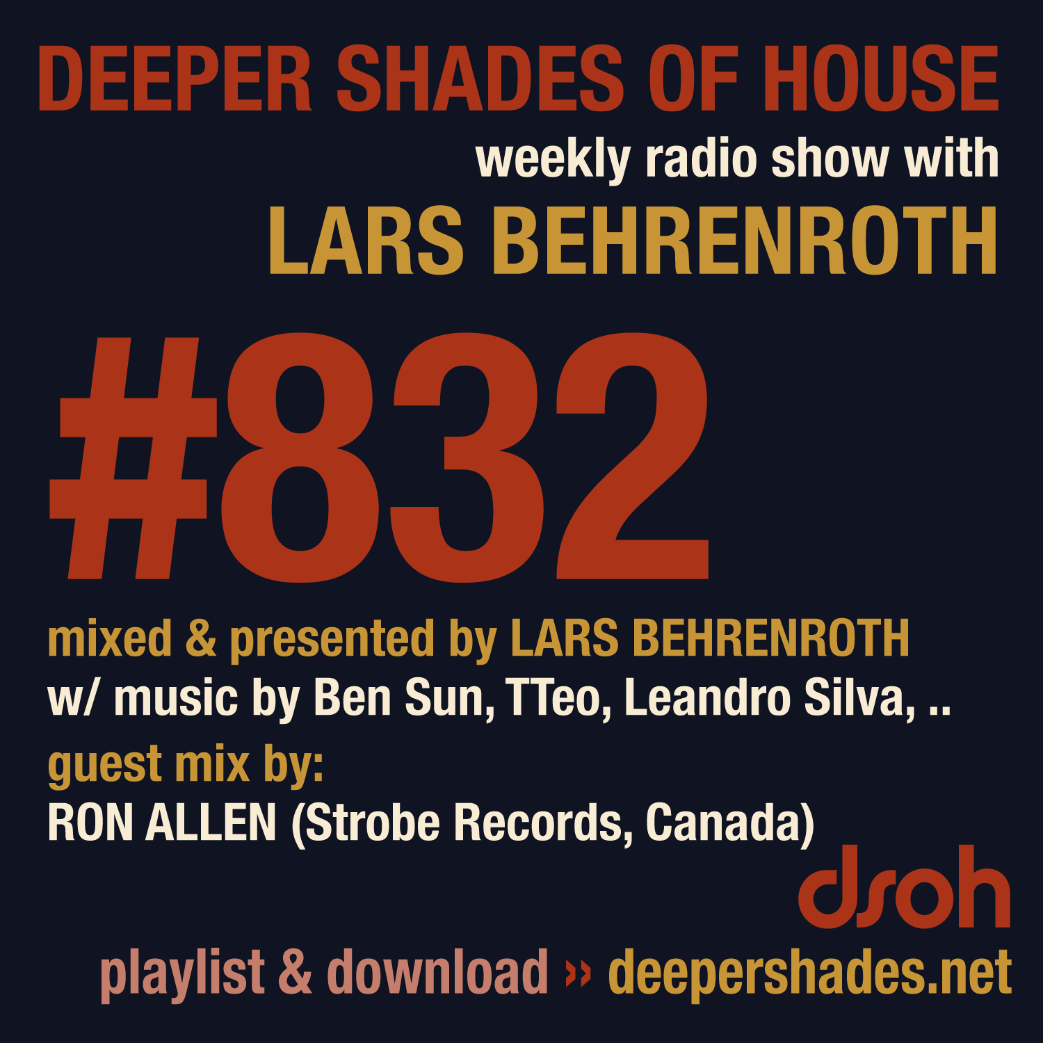 Deep House Radio Show Deeper Shades Of House 832