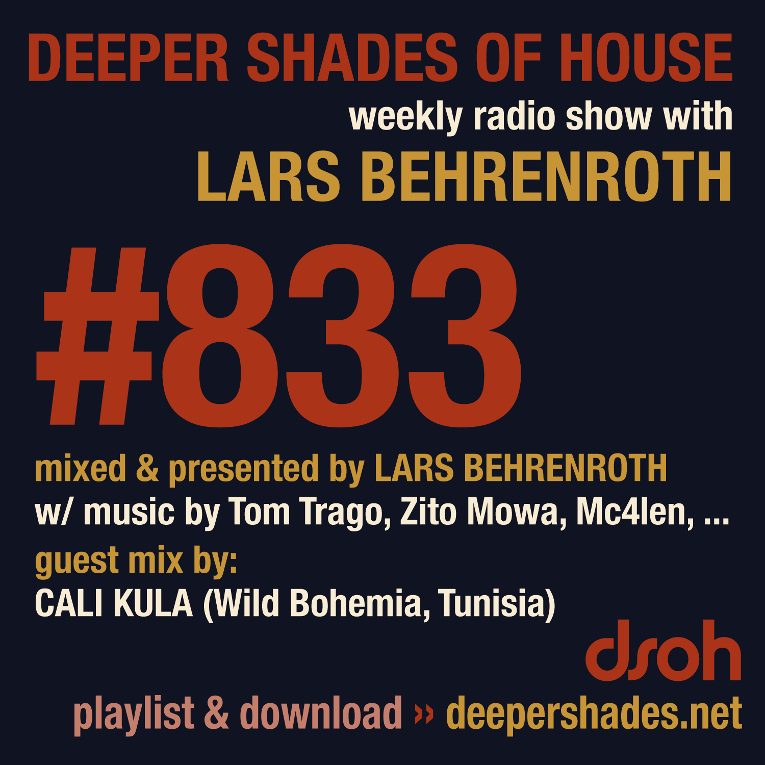 Deep House Radio Show Deeper Shades Of House 833