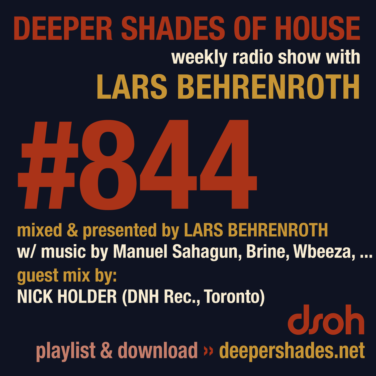 #844 Deeper Shades of House