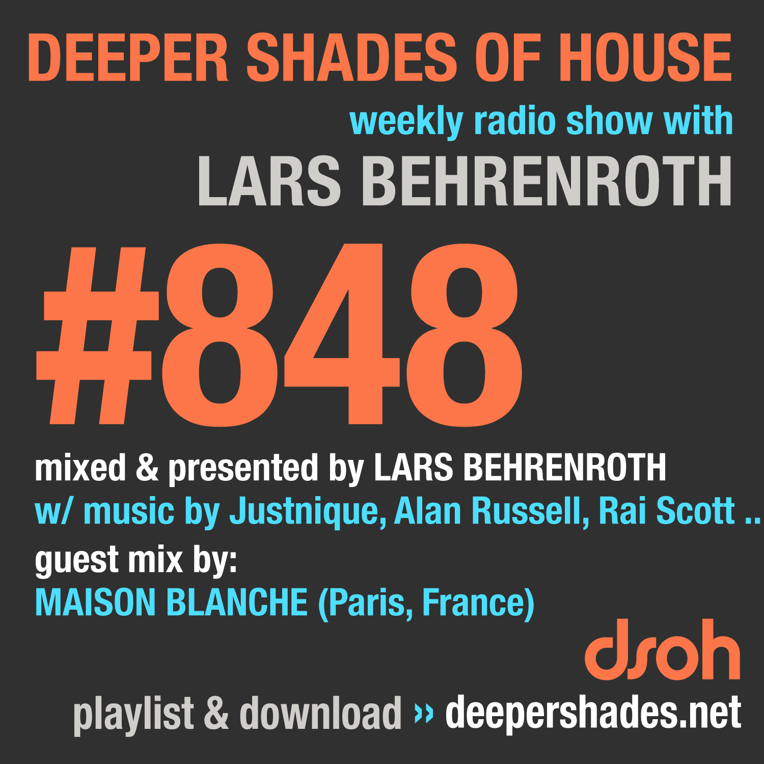 Deep House Radio Show Deeper Shades Of House 848