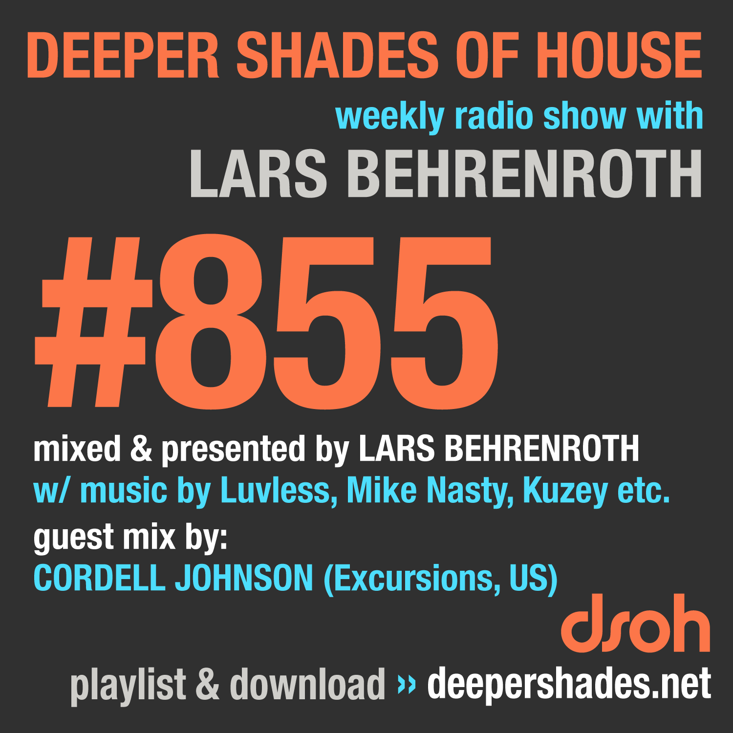 Deep House Radio Show Deeper Shades Of House 855