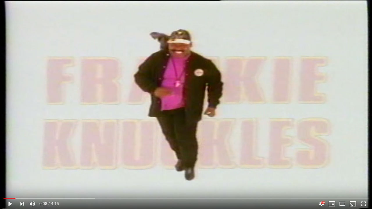 Frankie Knuckles - Whistle Song - Classic House Music Video