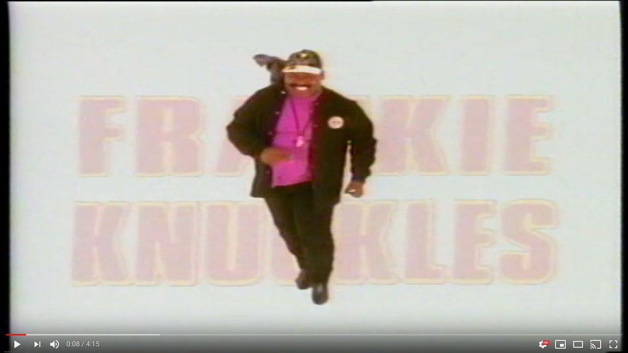 Frankie Knuckles - Whistle Song - Classic House Music Video