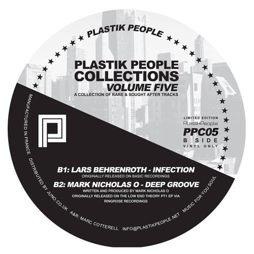 Lars Behrenroth - Inflection - Plastik People Collections Volume Five Vinyl Lars Behrenroth - Inflection - Plastik People Collections Volume Five Vinyl
