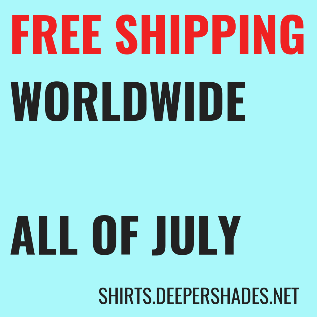 DSOH Merchandise FREEE SHIPPING WORLDWIDE IN JULY